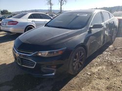 Salvage cars for sale from Copart San Martin, CA: 2016 Chevrolet Malibu LT