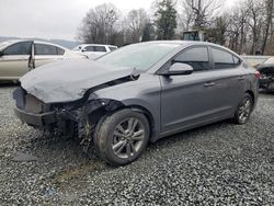 Salvage cars for sale at Concord, NC auction: 2018 Hyundai Elantra SEL