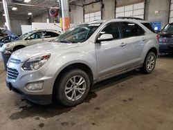 Salvage cars for sale from Copart Blaine, MN: 2016 Chevrolet Equinox LT