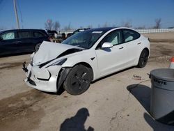 Salvage cars for sale from Copart Pekin, IL: 2021 Tesla Model 3