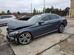 Mercedes-Benz salvage cars for sale: 2016 Mercedes-Benz C 300 4matic