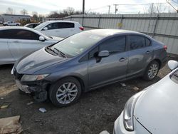 Salvage cars for sale from Copart Hillsborough, NJ: 2013 Honda Civic LX