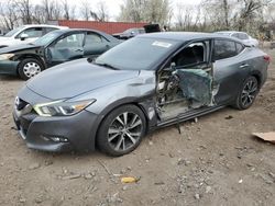 Salvage cars for sale from Copart Baltimore, MD: 2016 Nissan Maxima 3.5S