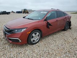 Vehiculos salvage en venta de Copart Temple, TX: 2021 Honda Civic LX