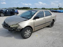 Salvage cars for sale from Copart West Palm Beach, FL: 2005 Toyota Corolla CE