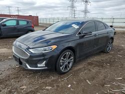 Salvage cars for sale from Copart Elgin, IL: 2020 Ford Fusion Titanium