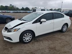 Salvage cars for sale from Copart Newton, AL: 2015 Honda Civic LX