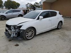 Salvage cars for sale at Vallejo, CA auction: 2012 Lexus CT 200