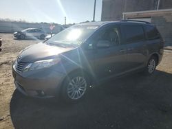 Salvage cars for sale at Fredericksburg, VA auction: 2015 Toyota Sienna XLE