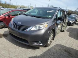 Salvage cars for sale from Copart Bridgeton, MO: 2012 Toyota Sienna XLE