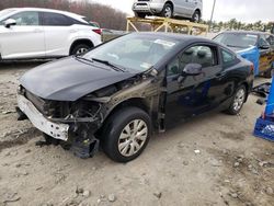 Honda salvage cars for sale: 2012 Honda Civic LX