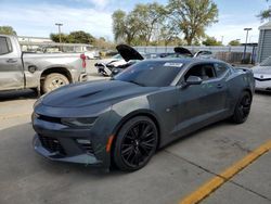 Salvage cars for sale at Sacramento, CA auction: 2016 Chevrolet Camaro SS