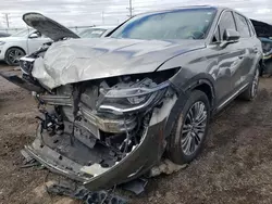 Salvage cars for sale from Copart Elgin, IL: 2016 Lincoln MKX Reserve