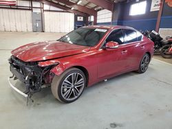 Salvage cars for sale at East Granby, CT auction: 2014 Infiniti Q50 Base