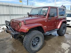 Salvage cars for sale at Littleton, CO auction: 2008 Jeep Wrangler Sahara