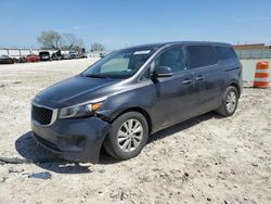 Salvage cars for sale from Copart Haslet, TX: 2017 KIA Sedona LX