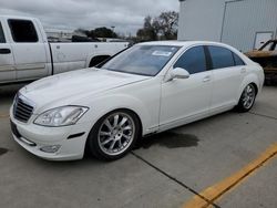 Salvage cars for sale from Copart Sacramento, CA: 2009 Mercedes-Benz S 550