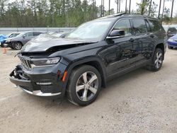 Salvage cars for sale at Harleyville, SC auction: 2021 Jeep Grand Cherokee L Limited