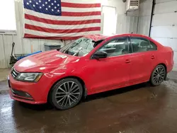 Salvage cars for sale from Copart Lyman, ME: 2016 Volkswagen Jetta Sport
