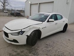 Salvage cars for sale from Copart Cicero, IN: 2014 Maserati Ghibli