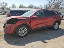 Salvage cars for sale at Wichita, KS auction: 2020 Ford Escape SE