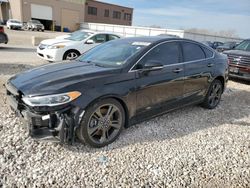 Salvage cars for sale from Copart Kansas City, KS: 2017 Ford Fusion Sport