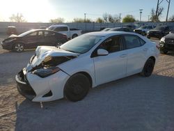 Salvage cars for sale from Copart Oklahoma City, OK: 2017 Toyota Corolla LE