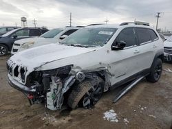 Jeep salvage cars for sale: 2017 Jeep Cherokee Trailhawk