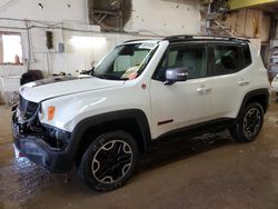 Salvage cars for sale at Casper, WY auction: 2015 Jeep Renegade Trailhawk