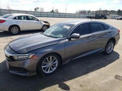 Honda Accord LX salvage cars for sale: 2021 Honda Accord LX