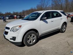 Salvage cars for sale from Copart Ellwood City, PA: 2013 Chevrolet Equinox LS