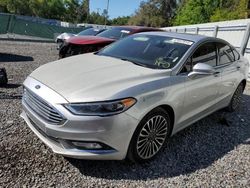 Ford salvage cars for sale: 2018 Ford Fusion TITANIUM/PLATINUM