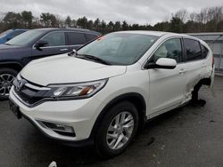 Salvage cars for sale at Exeter, RI auction: 2015 Honda CR-V EX