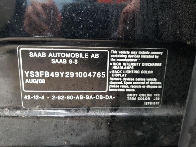 2009 Saab 9-3 2.0T