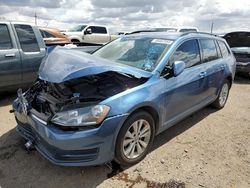 Salvage cars for sale from Copart Tucson, AZ: 2017 Volkswagen Golf Sportwagen S