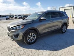 Salvage cars for sale at Kansas City, KS auction: 2016 KIA Sorento LX