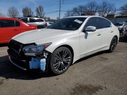 Salvage cars for sale from Copart Moraine, OH: 2022 Infiniti Q50 Sensory