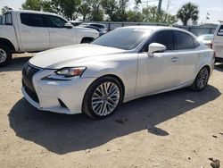 Salvage cars for sale from Copart Riverview, FL: 2015 Lexus IS 250
