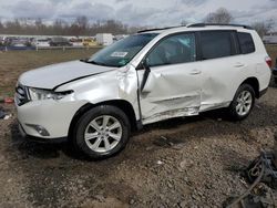 Salvage cars for sale at Hillsborough, NJ auction: 2012 Toyota Highlander Base