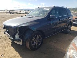 Salvage cars for sale from Copart San Martin, CA: 2012 Mercedes-Benz ML 350 4matic