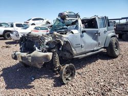 Salvage cars for sale from Copart Phoenix, AZ: 2017 Jeep Wrangler Unlimited Sport