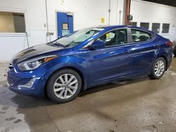 Salvage cars for sale at Blaine, MN auction: 2016 Hyundai Elantra SE