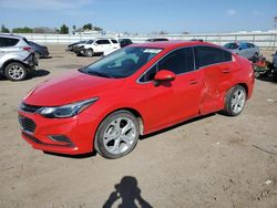 Salvage cars for sale from Copart Bakersfield, CA: 2018 Chevrolet Cruze Premier