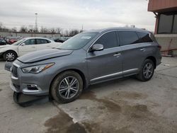 Salvage cars for sale at Fort Wayne, IN auction: 2020 Infiniti QX60 Luxe