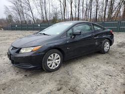 Salvage cars for sale at Candia, NH auction: 2012 Honda Civic LX