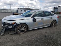 Salvage cars for sale at Airway Heights, WA auction: 2022 Honda Civic Touring
