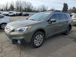 Salvage cars for sale from Copart Portland, OR: 2015 Subaru Outback 2.5I Premium