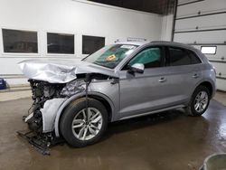Salvage cars for sale from Copart Blaine, MN: 2022 Audi Q5 Premium 45