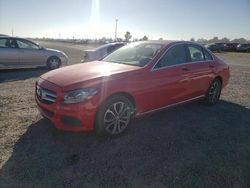 Mercedes-Benz salvage cars for sale: 2015 Mercedes-Benz C 300 4matic