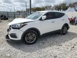 Salvage cars for sale at Homestead, FL auction: 2018 Hyundai Santa FE Sport